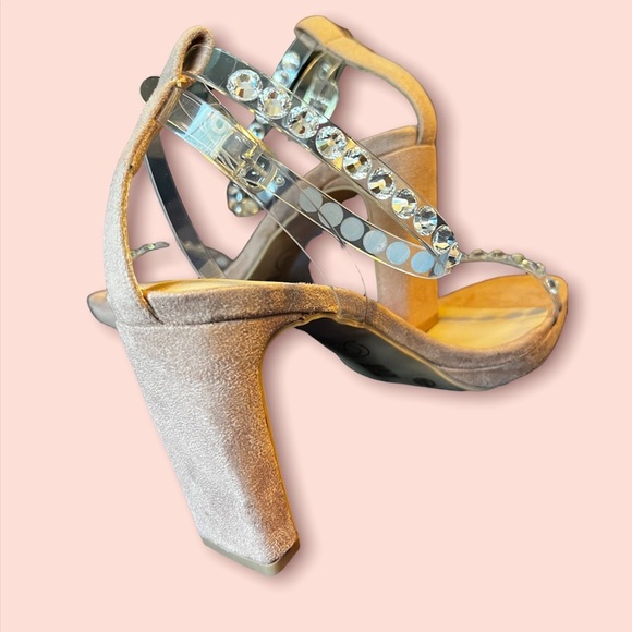 Chinese Laundry Tyler platform sandals with crystal accents CLEARANCE - Picture 5 of 8